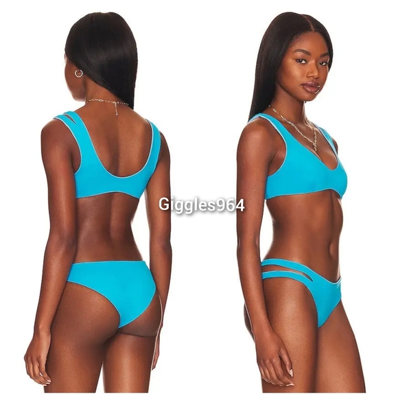 L*Space One Wave Top Breakers Bottoms Bikini Set - Picture 10 of 11